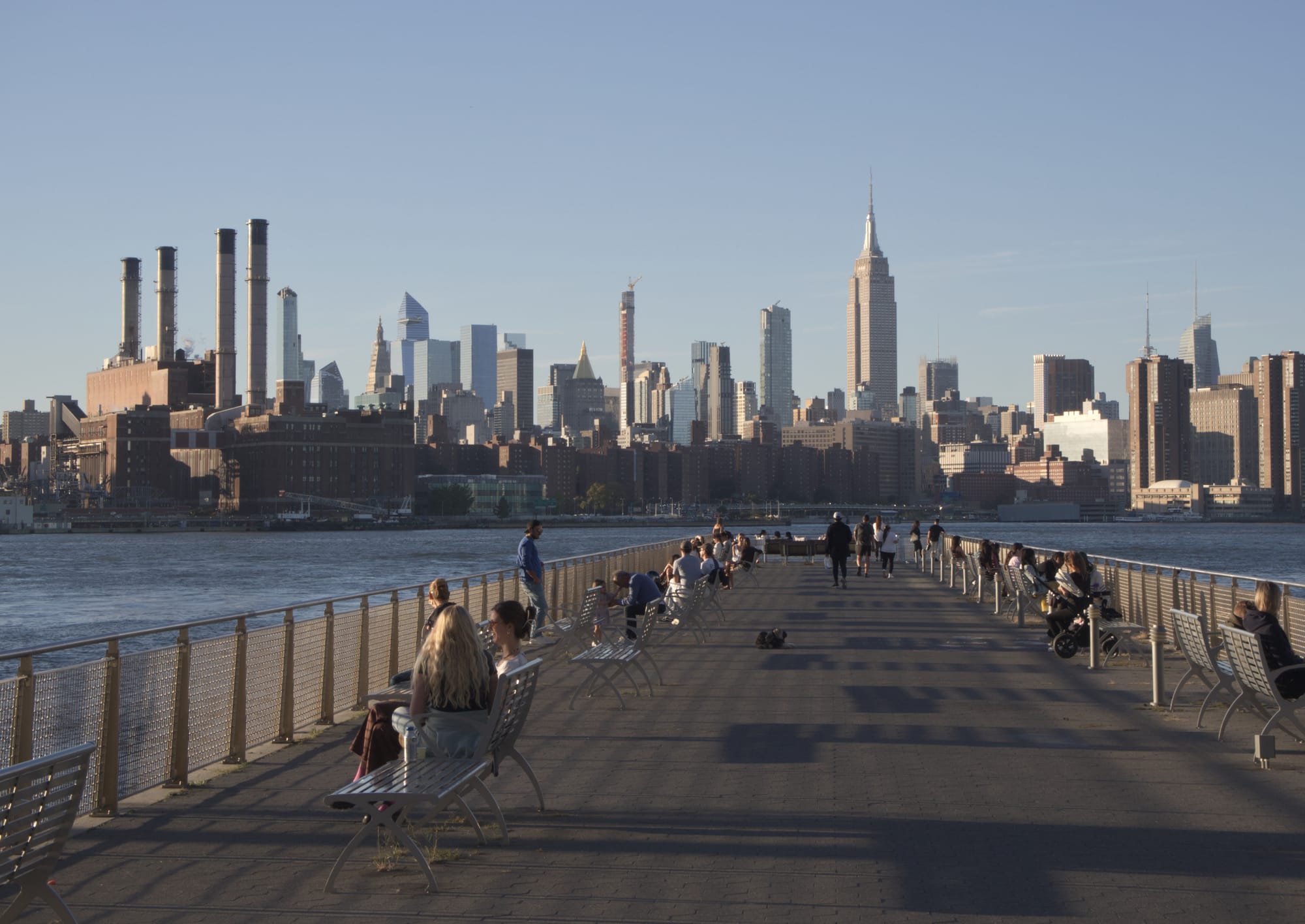 Manhattan viewed from Williamsburg's waterfront